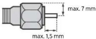 SONY KD65XF9005 - Rekommendation for kontakten av F-typ - 1