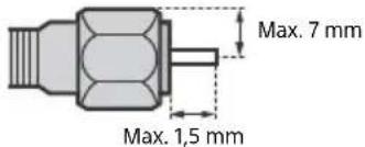 SONY KD65XF9005 - Recomandare privind mufa de tip F - 1