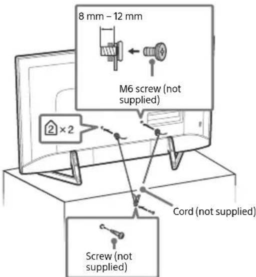 SONY KD65XF9005 - Topple prevention - 2
