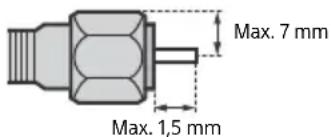 SONY KD65XF8505 - Aanbeveling voor de F-stekker - 1