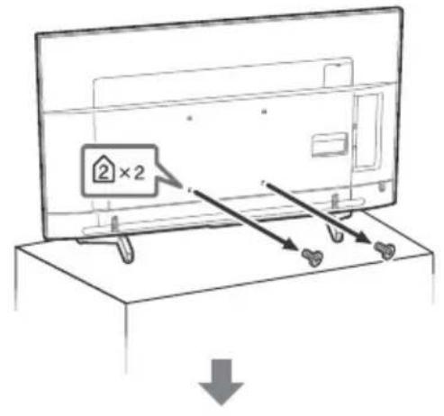 SONY KD65XF8505 - Kaatumisen estäminen - 3