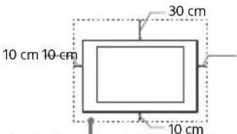 SONY KD65XF8505 - Instalarea pe perete - 1