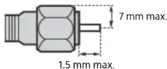 SONY KD65XF8505 - Recommendation of F type plug - 1
