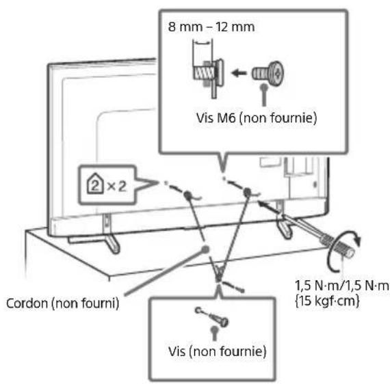 SONY KD65XF8505 - Prévention des basculements - 2