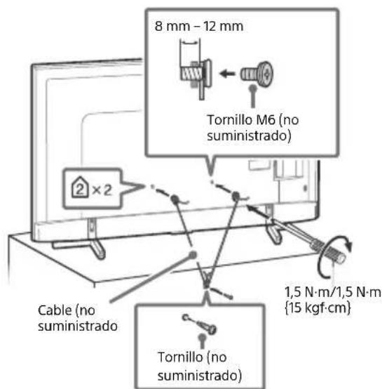 SONY KD65XF8505 - Prevencion de volcado - 2