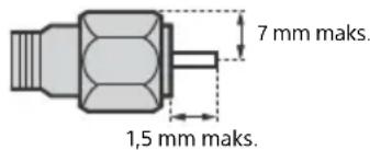 SONY KD65XF8505 - Anbefaling af F-type stik - 1