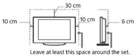 SONY KD65XF8505 - Ventilation - 2