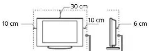 SONY KD65XF8505 - Aération - 2
