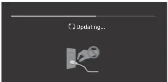 SONY KD65XF8505 - Quando surge a mensagem [Está disponible uma nova atualização de software do sistemas de TV...]. - 1