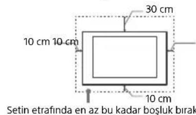 SONY KD65XF8505 - Duvara monte edildiginde - 1