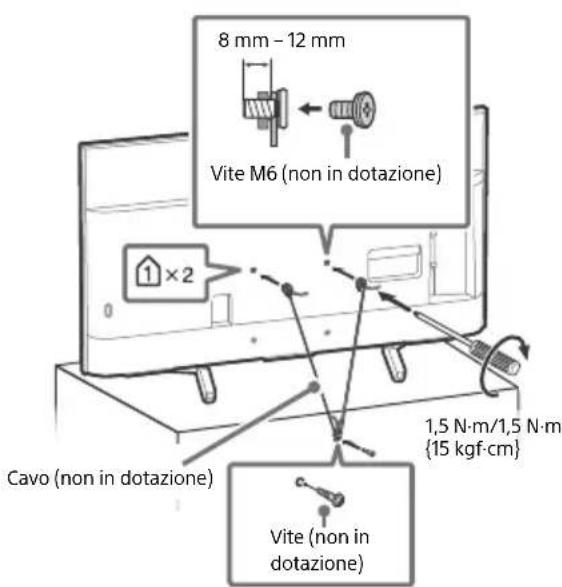 SONY KD65XF8505 - Prevenzione delle cadute - 6