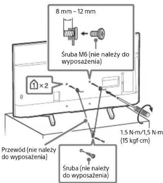 SONY KD65XF8505 - Zabepieczenie przyd przewróceniem - 6