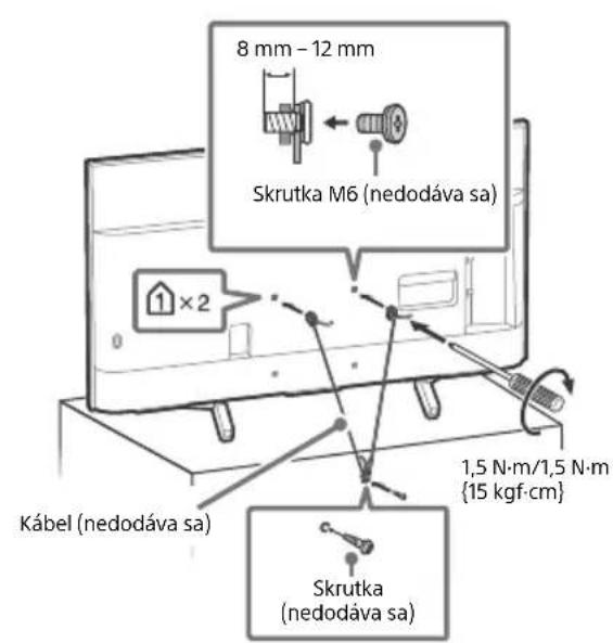 SONY KD65XF8505 - Predchádzanie prevrhnutiu - 6