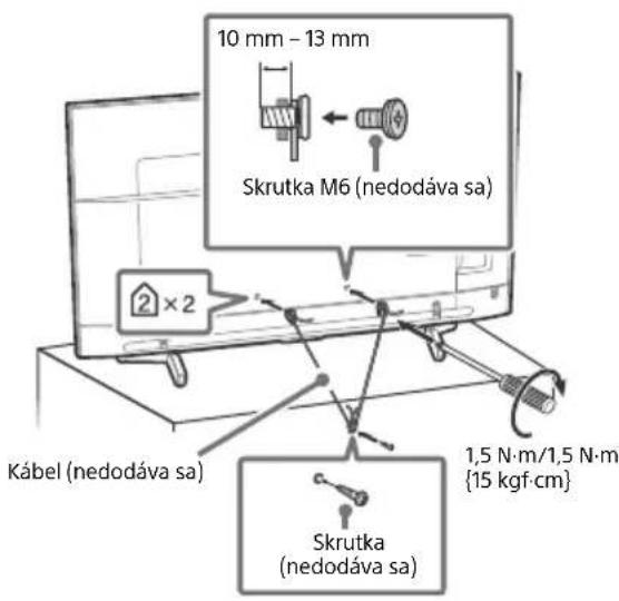 SONY KD65XF8505 - Predchádzanie prevrhnutiu - 4