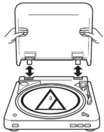 AUDIO TECHNICA ATLP60BT - Réglage du sélecteur de préamplification (PHONO/LINE) - 3