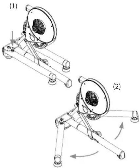 Wahoo Kickr Power Trainer - KICKR SETUP - 2