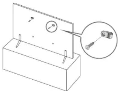SAMSUNG UE43NU7120 - Verwendendes Kippschutzes - 1