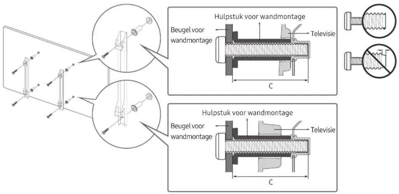 SAMSUNG UE43NU7120 - De television aan de wand monteren - 2