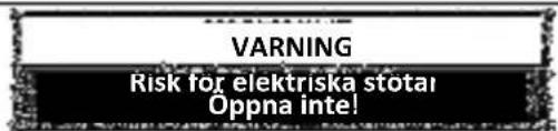 Soundmaster NR545 DAB+ - WARNING - OSYNLIG LASERSTRALNING NAR DU ÖPPNAR LOCKET ELLER TRYCKER PÅ SÄKERHETSSPÄRREN. UNDVIK EXPONERING FÖR LASERSTRÄLEN. - 2