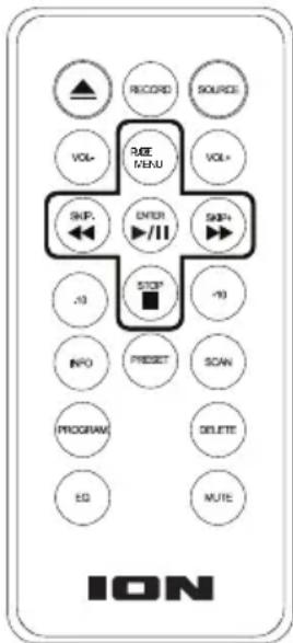 ION Octave LP - Telecomando - 1