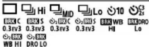 SONY Alpha A7R III - Réglages de prise de vue - 1