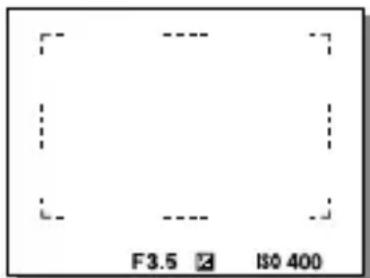 SONY Alpha A7R III - Lorsque la mise au point est effectuée automatiquement sur la totalité de la plage de l'écran - 1