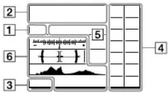 SONY Alpha A7R III - Icons on the shooting screen - 2