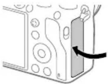 SONY Alpha A7R III - Sett inn SD-kortet i spor 1. - 1