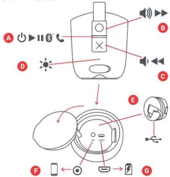 JAM Chill Out HXP202 - CONTROLLI - 1