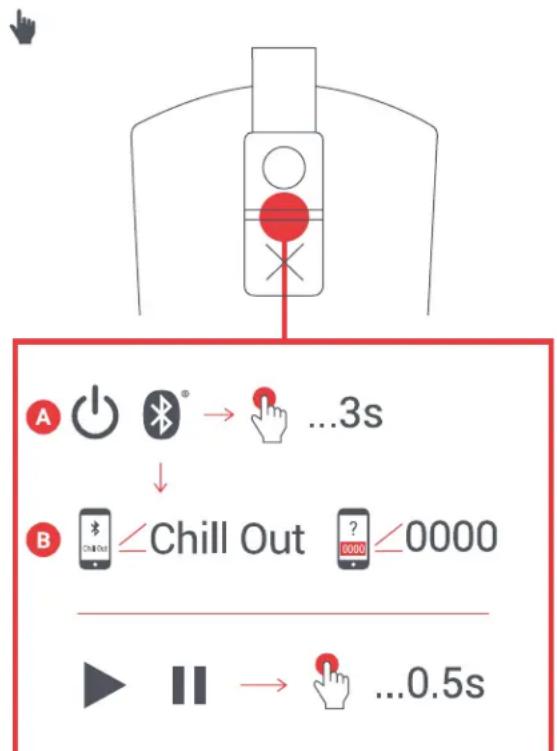 JAM Chill Out HXP202 - B-CONECTANDO A UM DISPOSITIVO - 1