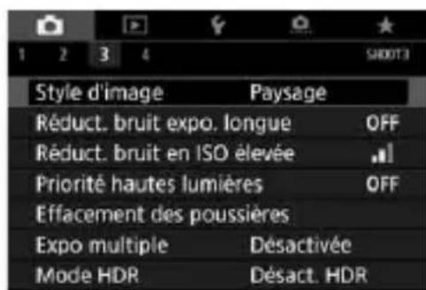 CANON EF 24105mm f4L IS II USM - Sélectionnez le réglage. - 1