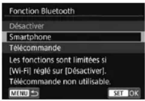 CANON EF 24105mm f4L IS II USM - Sélectionnez [réglages communication sans fil]. - 3