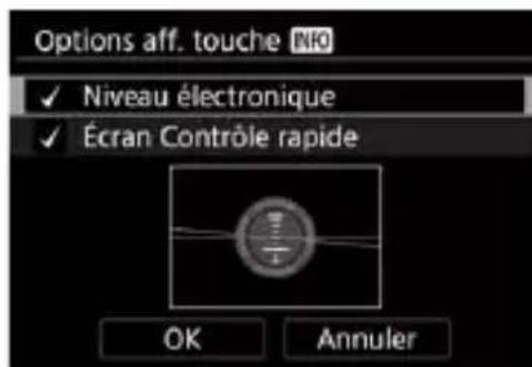 CANON EF 24105mm f4L IS II USM - Fonctions de la touche INFO - 2