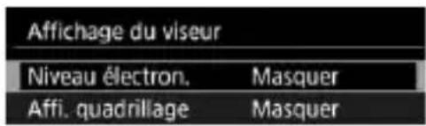 CANON EF 24105mm f4L IS II USM - Sélectionnez [affichage du viseur]. - 1