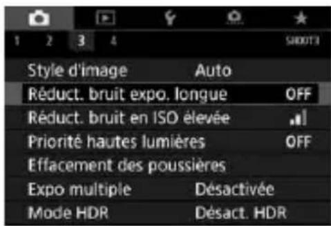 CANON EF 24105mm f4L IS II USM - Réduction du bruit pour les expositions longues - 1
