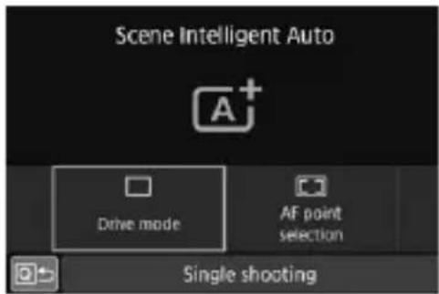 CANON EF 24105mm f4L IS II USM - Press the <  > button (10). - 1