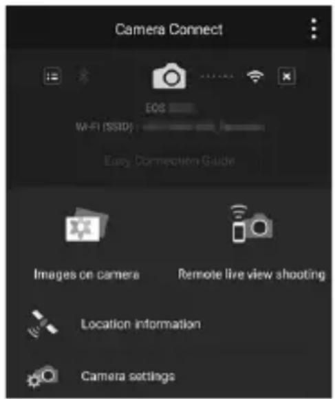 CANON EF 24105mm f4L IS II USM - Establish a Wi-Fi connection. - 2