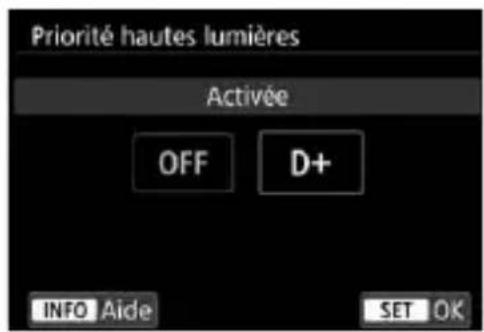 CANON EF 24105mm f4L IS II USM - Sélectionnez [priorité haute lumières]. - 1
