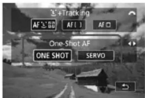 CANON EF 24105mm f4L IS II USM - Selecting the AF Operation - 2