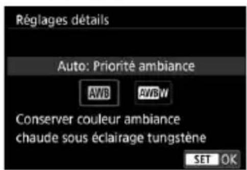 CANON EF 24105mm f4L IS II USM - Sélectionnez [AWB] - 1