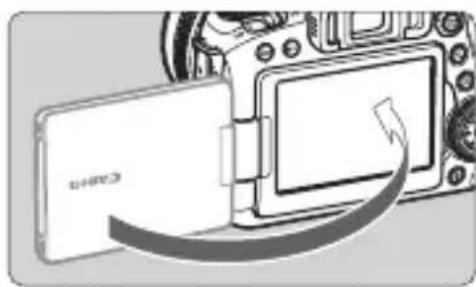 CANON EF 24105mm f4L IS II USM - Rotate the LCD monitor. - 1