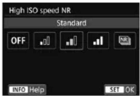 CANON EF 24105mm f4L IS II USM - Select [High ISO speed NR]. - 1