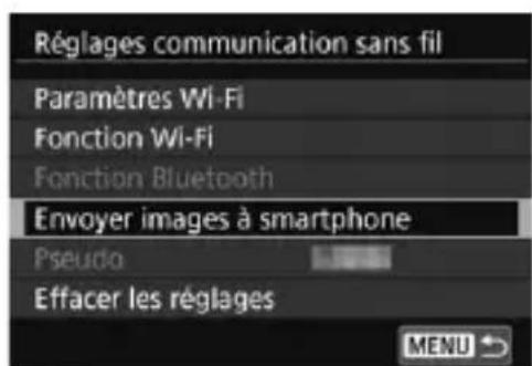 CANON EF 24105mm f4L IS II USM - Sélectionnez [envoyer images à smartphone] - 2