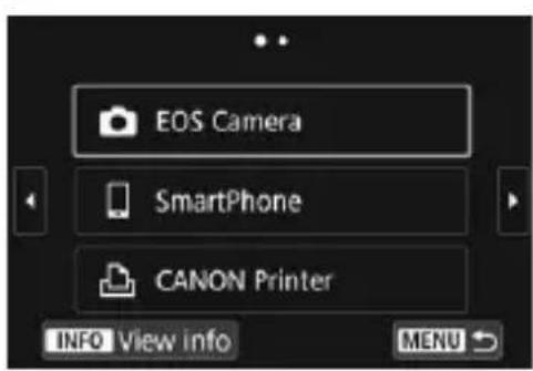 CANON EF 24105mm f4L IS II USM - Select [Wi-Fi function]. - 1