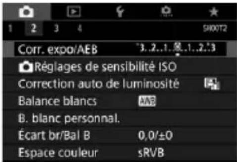 CANON EF 24105mm f4L IS II USM - Bracketing d'exposition auto (AEB) - 1