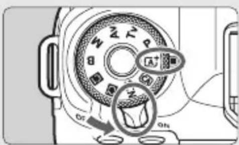 CANON EF 24105mm f4L IS II USM - Set the lens's focus mode switch to <AF> (p.46). - 1