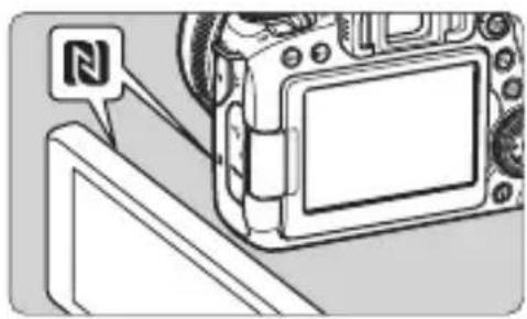CANON EF 24105mm f4L IS II USM - Enable the NFC function on the camera and smartphone. - 1