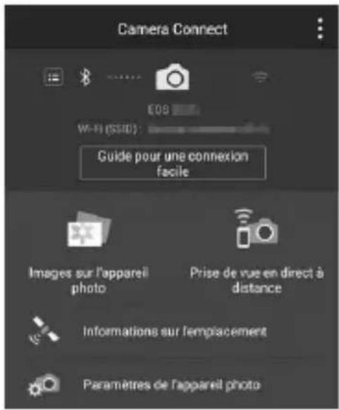 CANON EF 24105mm f4L IS II USM - Sélectionnez une fonction camera connect. - 3