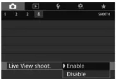 CANON EF 24105mm f4L IS II USM - Enabling Live View Shooting - 1