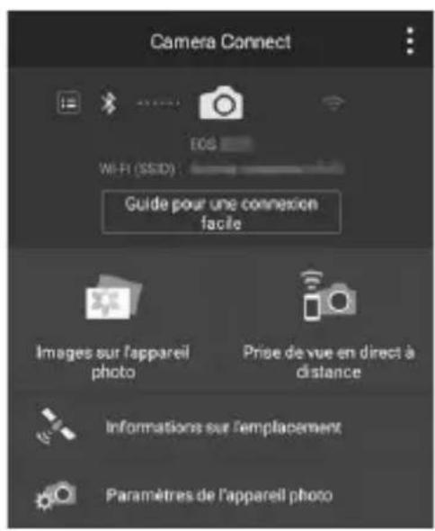 CANON EF 24105mm f4L IS II USM - Établissement d'une connexion wi-fi - 1
